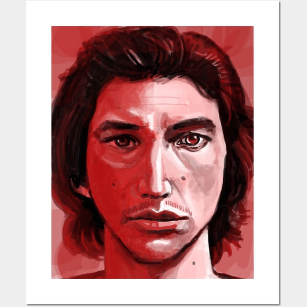 Adam Driver Wall Art by Daria Popkova